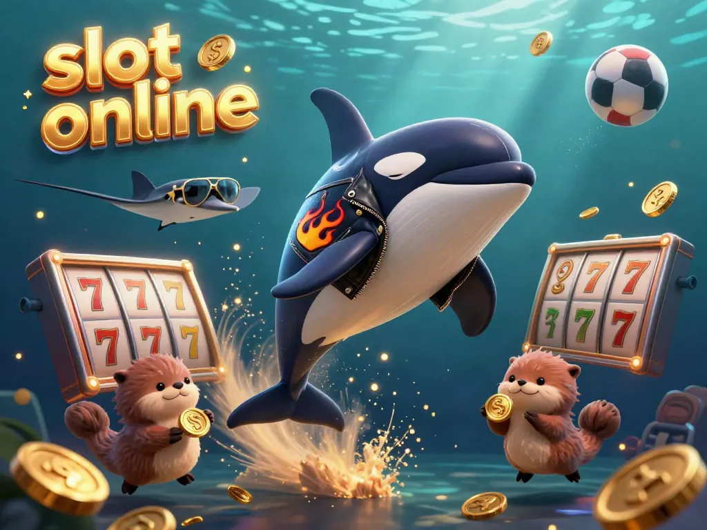 Spin to win with slot online, featuring vibrant animal characters and dynamic game elements.