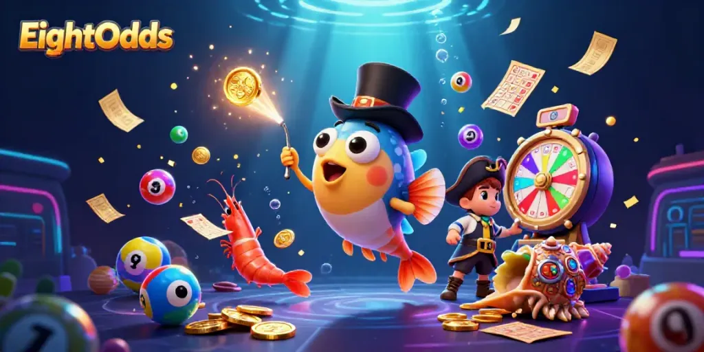 Engage with the exciting world of casino games at EightOdds featuring vibrant underwater elements.
