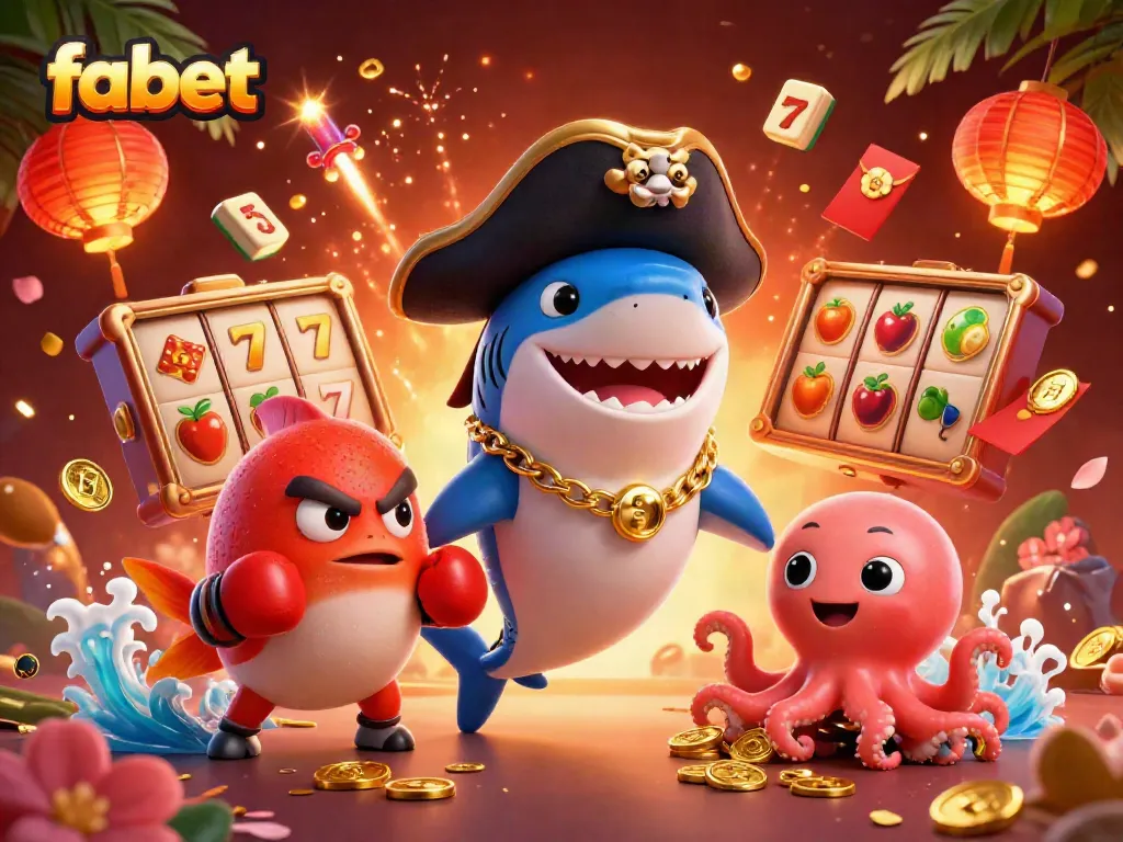 Join the adventure at fabet, where slot reels and animated characters bring excitement to life!