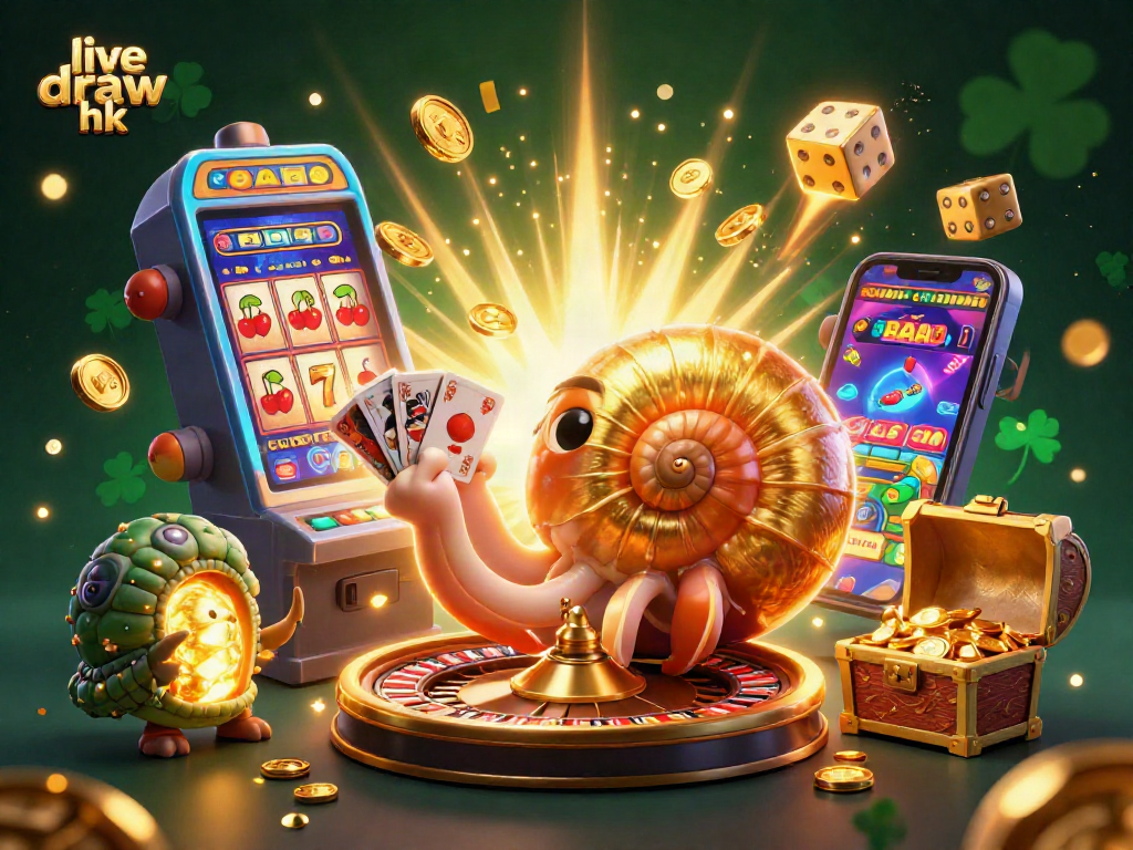 Engage in live draw hk action with vibrant casino characters and exciting game elements.