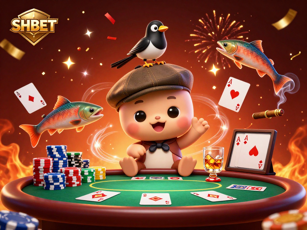 Engage in thrilling gambling adventures with SHBET featuring Nessie and exciting poker elements.