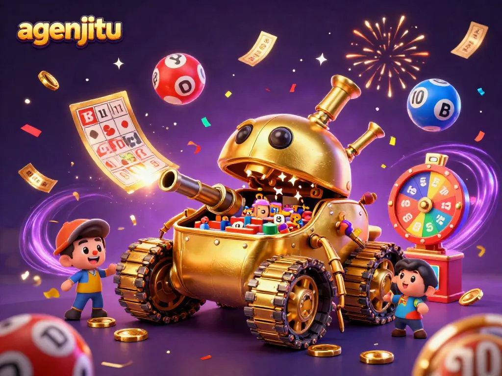 Gambarlah agenjitu dengan tank serangga emas yang mengungkap kasino mini di dalamnya.