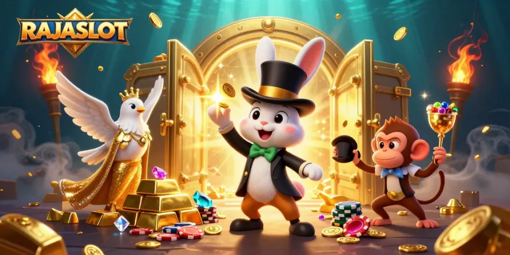 RAJASLOT menghadirkan keseruan bermain slot dengan ilustrasi detail 3D yang menarik.