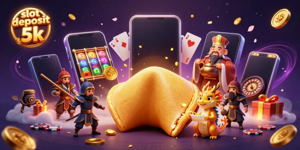 Engage with the vibrant slot deposit 5k casino scene featuring animated characters and dynamic game elements.