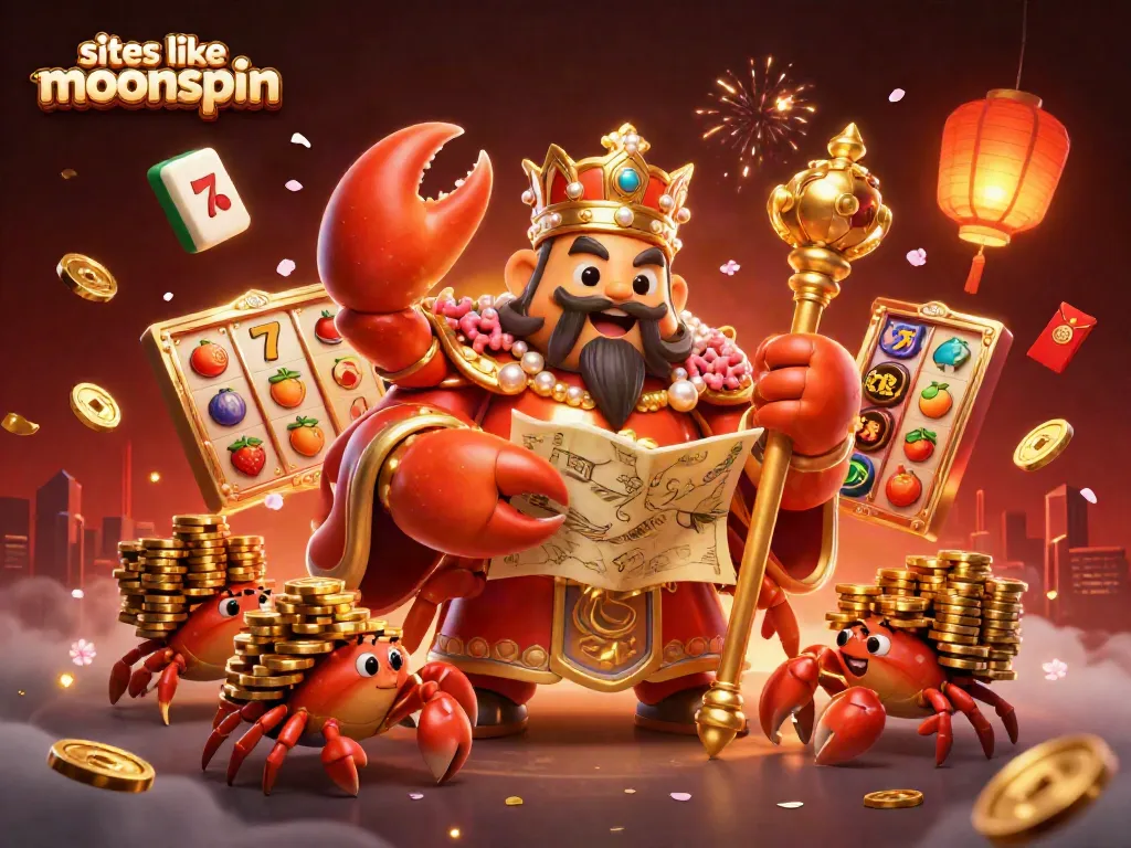 Engage with exciting gameplay at sites like moonspin, featuring vibrant 3D characters amidst casino elements.