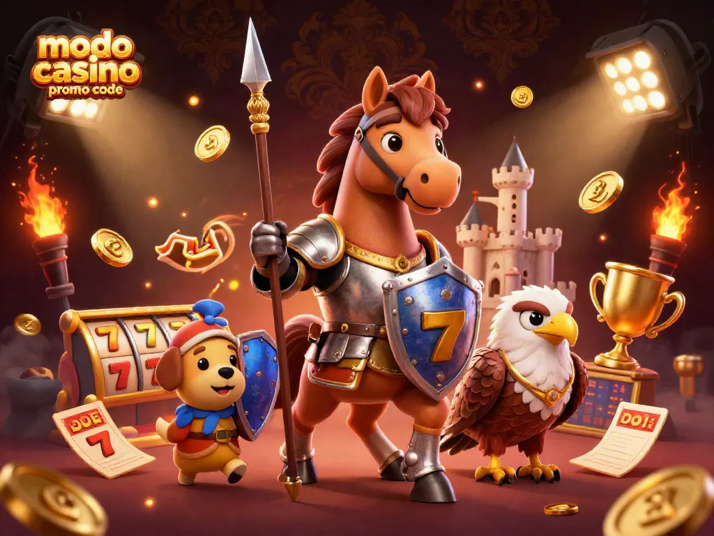 Engage with the exciting modo casino promo code scene featuring vibrant elements from a thrilling casino environment.