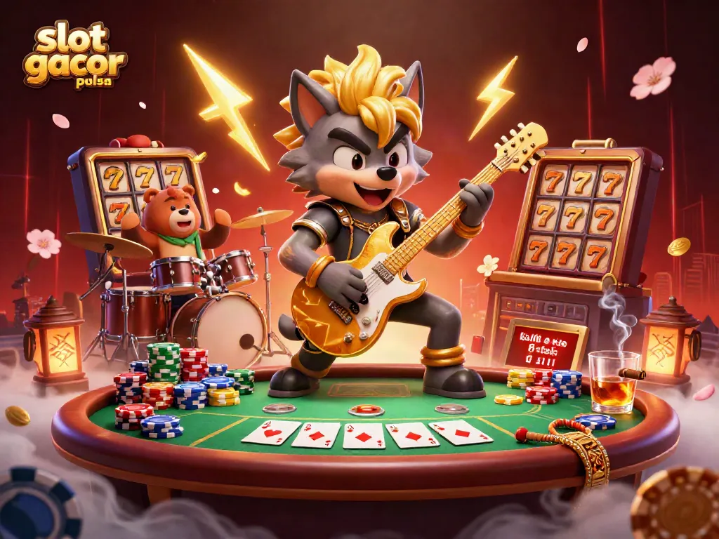 Experience thrilling gameplay with slot gacor pulsa showcasing vibrant 3D characters and exciting casino elements.