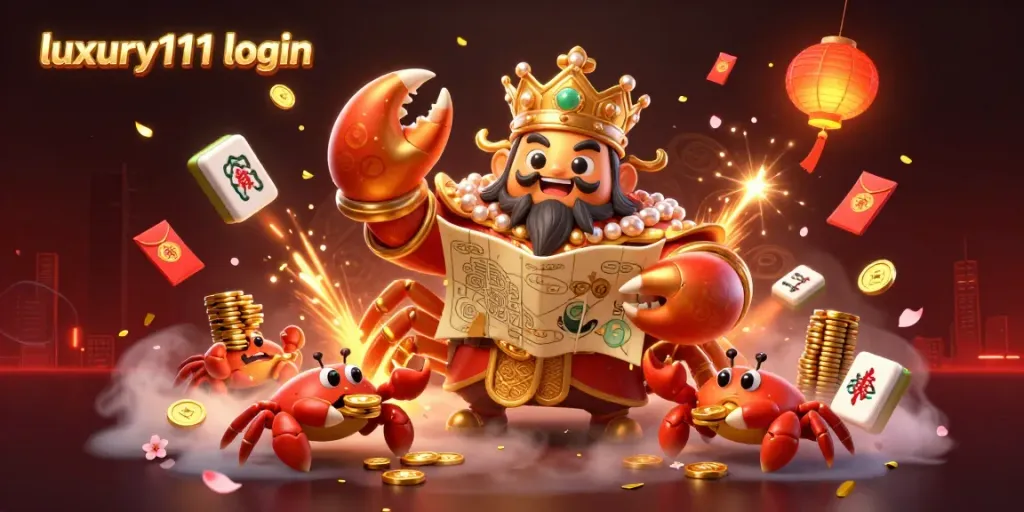 Engage with the captivating luxury111 login casino scene depicted through 3D digital artistry and animated elements, showcasing excitement in gaming.